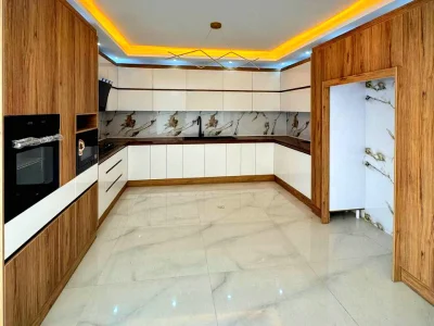 ویلا تریبلکس استخردار با سند تک برگ و روبه جنگل