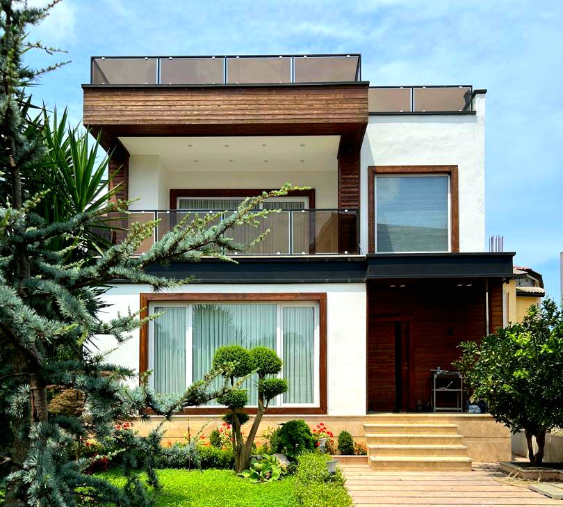 ویلا دوبلکس مدرن روف دار با استخر داخلی و سند تک برگ و فول فرنیش 