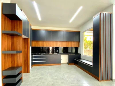 ویلا تریبلکس مدرن استخردار با سند تک برگ در لوکیشن کوهستانی