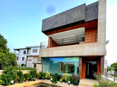 ویلا دوبلکس مدرن سنددار با استخر داخلی و ویو ابدی 