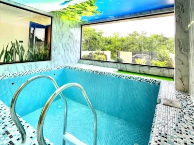 ویلا دوبلکس مدرن سنددار با استخر داخلی و ویو ابدی 