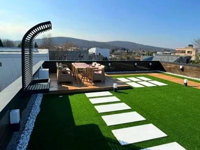 ویلا تریبلکس با سند شش دانگ و استخر چهار فصل در لوکیشن برند 