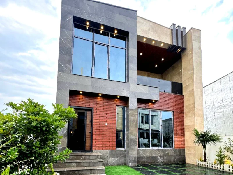 ویلا دوبلکس نما مدرن شهرکی با سند تک‌برگ 