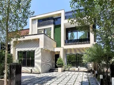 خرید ویلا دوبلکس استخردار با روف روبه جنگل و داخل شهرک 