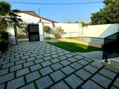 ویلا نیم پیلوت مدرن استخردار با سه کنتور اختصاصی 