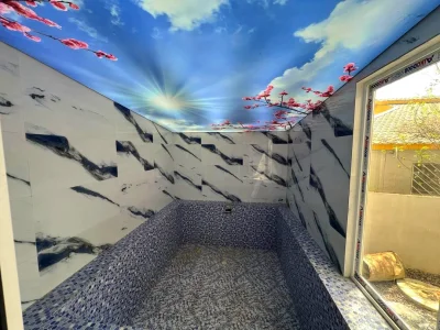 خرید ویلا تریبلکس مدرن استخردار با سند تک برگ شهرکی در آهودشت