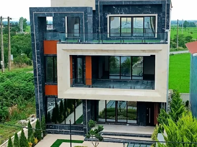 ویلا تریبلکس نما مدرن سنددار، چهار خواب و مستقل 
