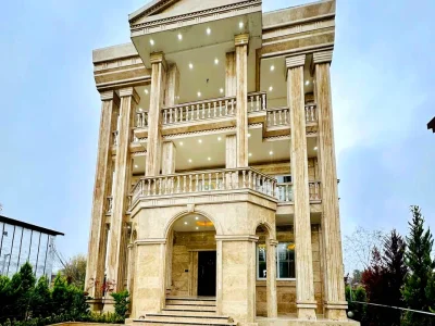 کاخ ویلا تريبلكس روف دار با سند تک برگ و استخر روباز داخل شهرک قدیمی 