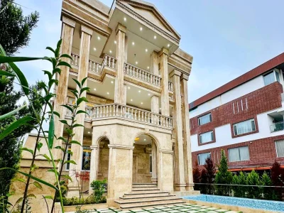 کاخ ویلا تريبلكس روف دار با سند تک برگ و استخر روباز داخل شهرک قدیمی 